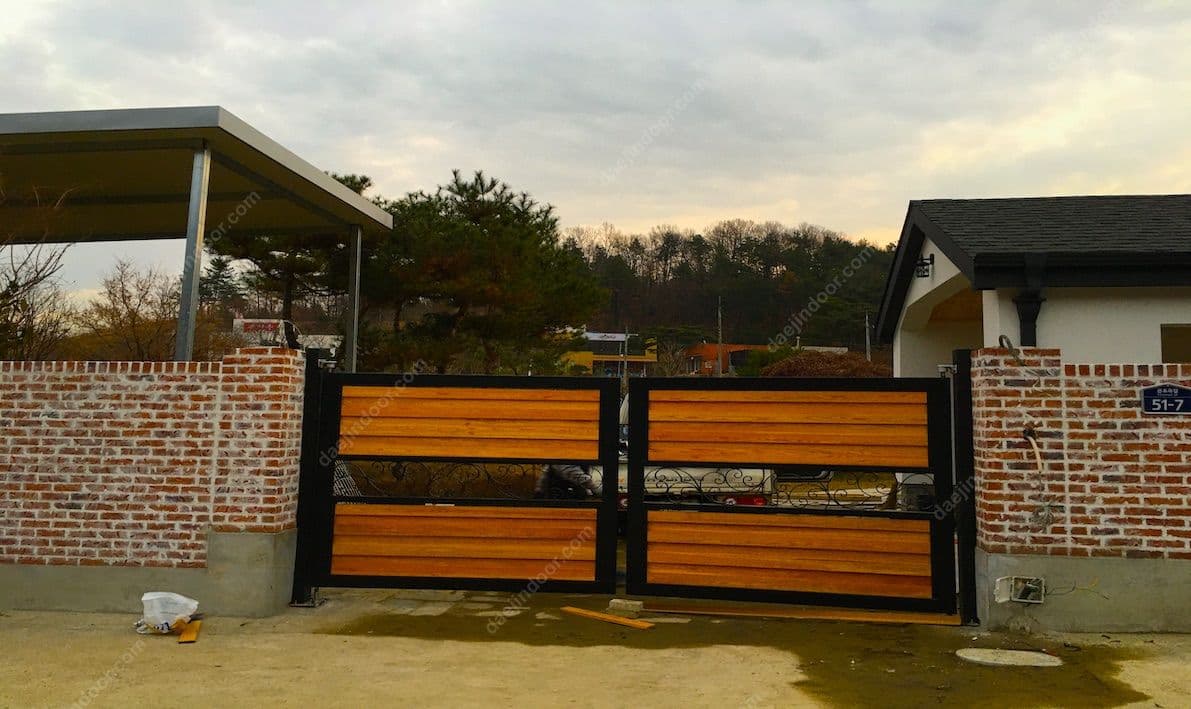 자동 여닫이 자동대문